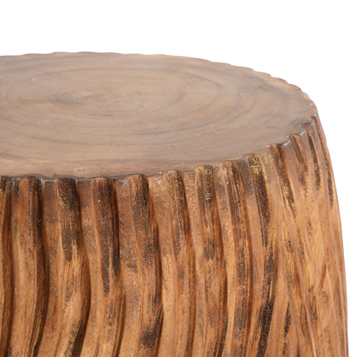 Tabouret Celebes en suar - Naturel - Bazar Bizar