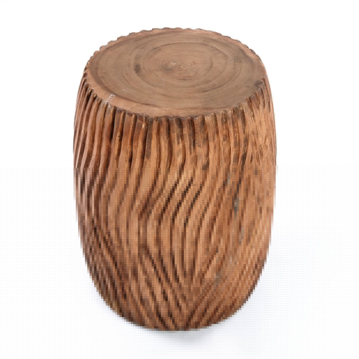 Tabouret Celebes en suar - Naturel - Bazar Bizar