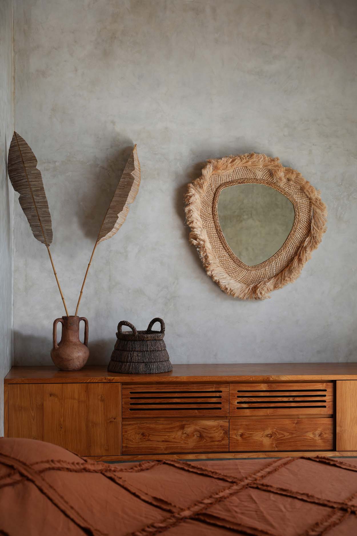 Panier Chisomo – Feuille de bananier, Design organique | Bazar Bizar