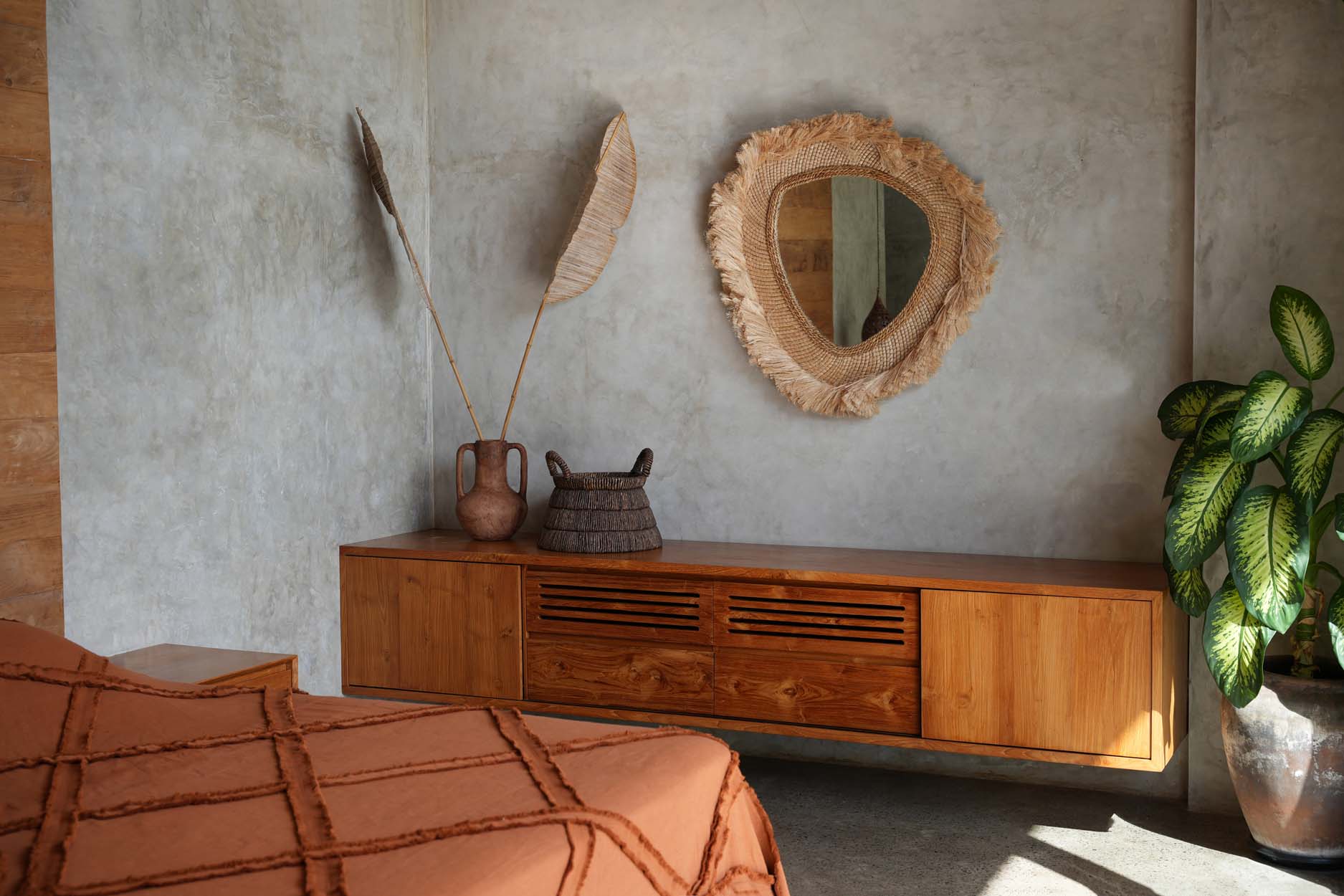 Panier Chisomo – Feuille de bananier, Design organique | Bazar Bizar