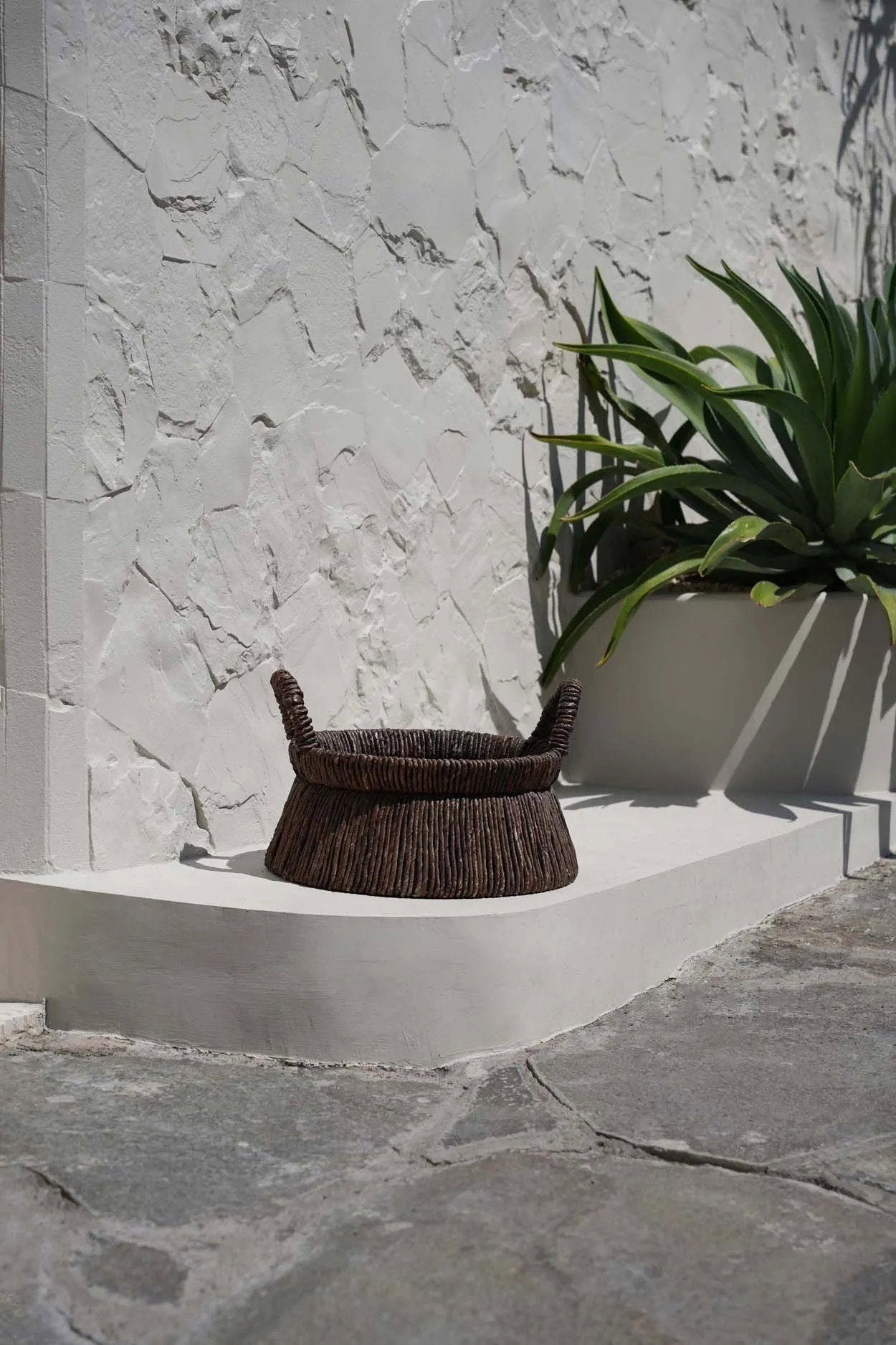 Panier Chizara – Feuille de bananier, Design organique | Bazar Bizar