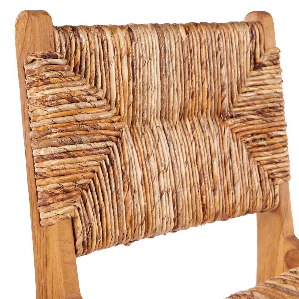Tabouret de bar Puquta en teck - Naturel - Intérieur - Bazar Bizar