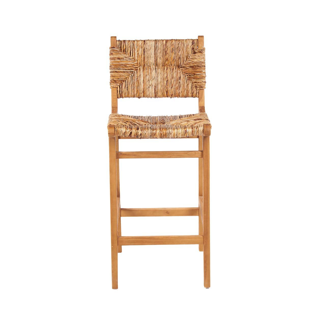 Tabouret de bar Puquta en teck - Naturel - Intérieur - Bazar Bizar