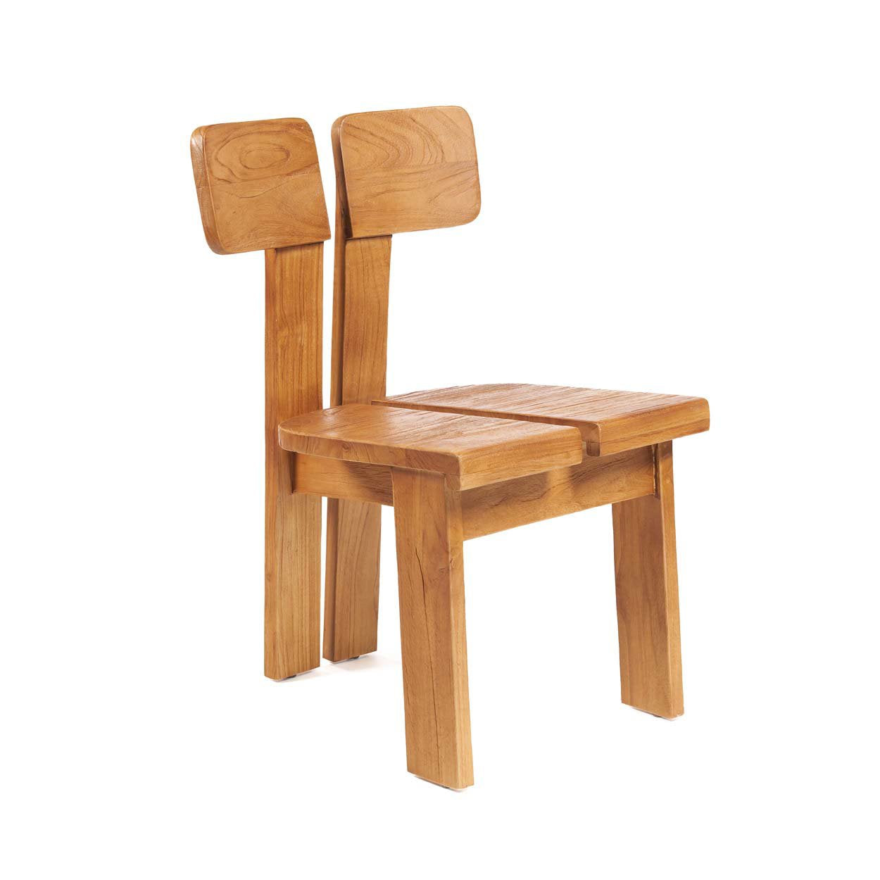 Chaise de salle à manger Sama Sama - Teck - Bazar Bizar