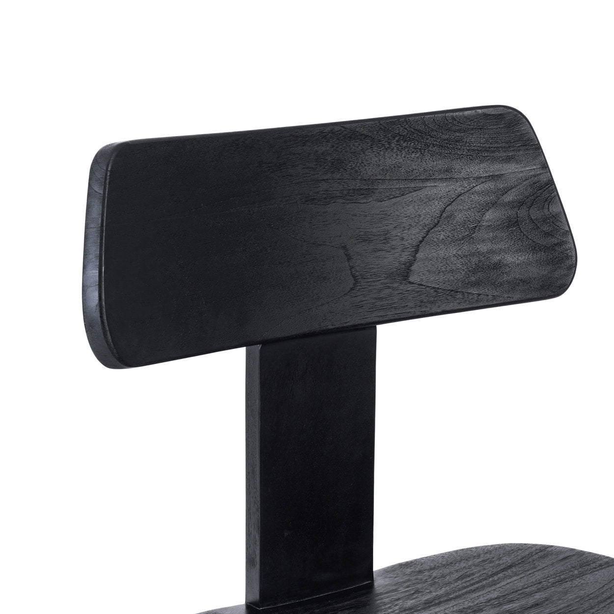 Chaise de Salle à Manger LovYa – Teck Noir, Design Durable | Bazar Bizar