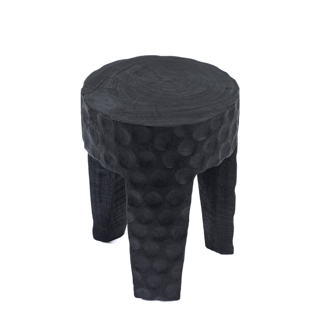 Tabouret Paramo en suar - Noir - Bazar Bizar