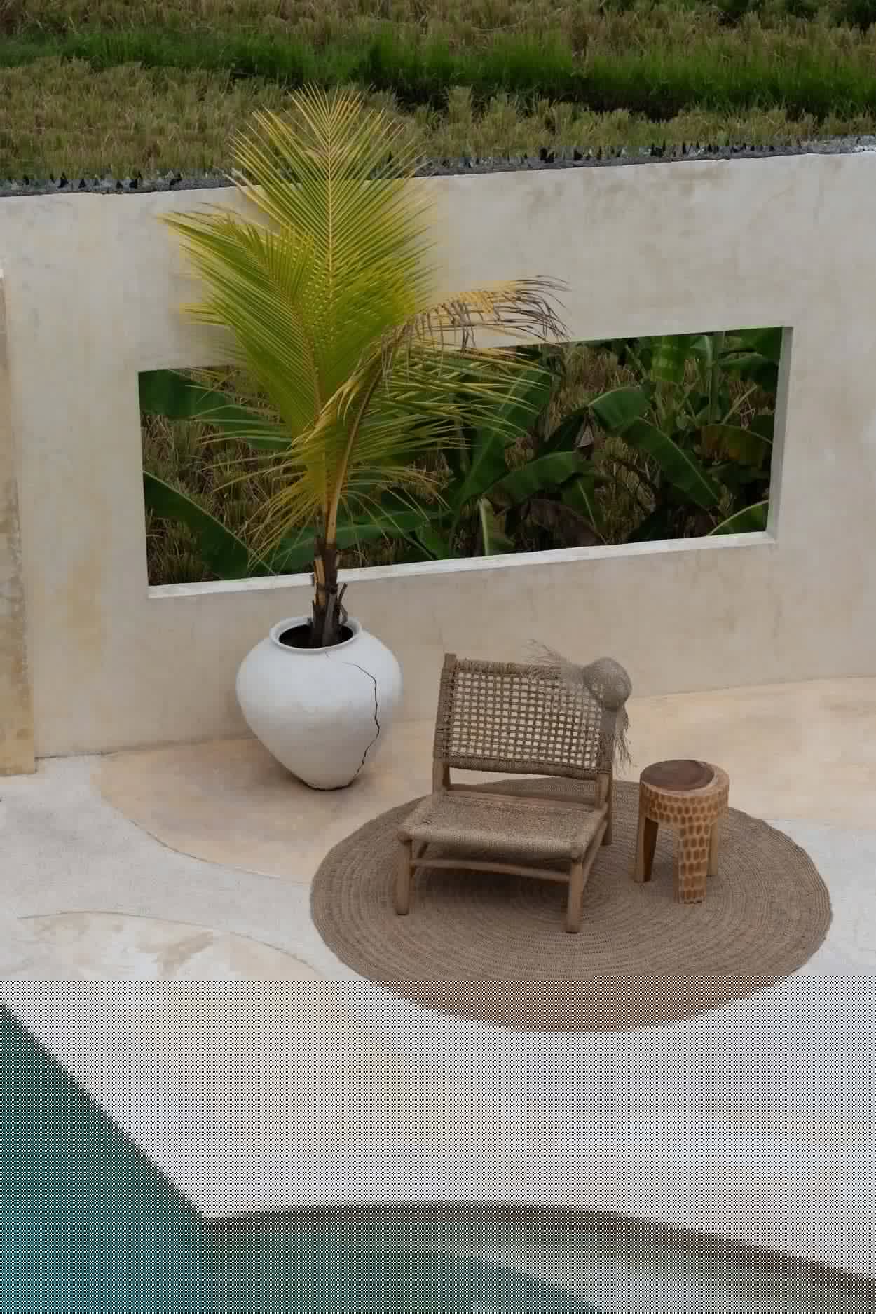 Tabouret Paramo en suar - Naturel - Bazar Bizar