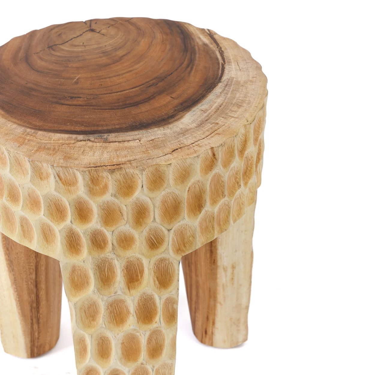 Tabouret Paramo en suar - Naturel - Bazar Bizar