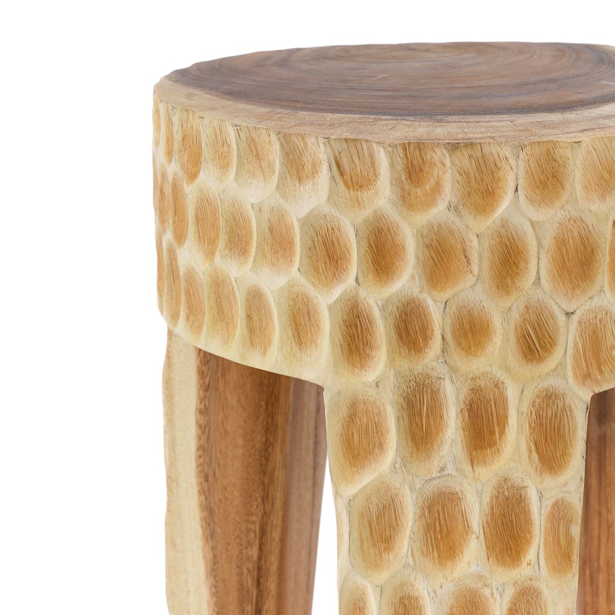 Tabouret Paramo en suar - Naturel - Bazar Bizar