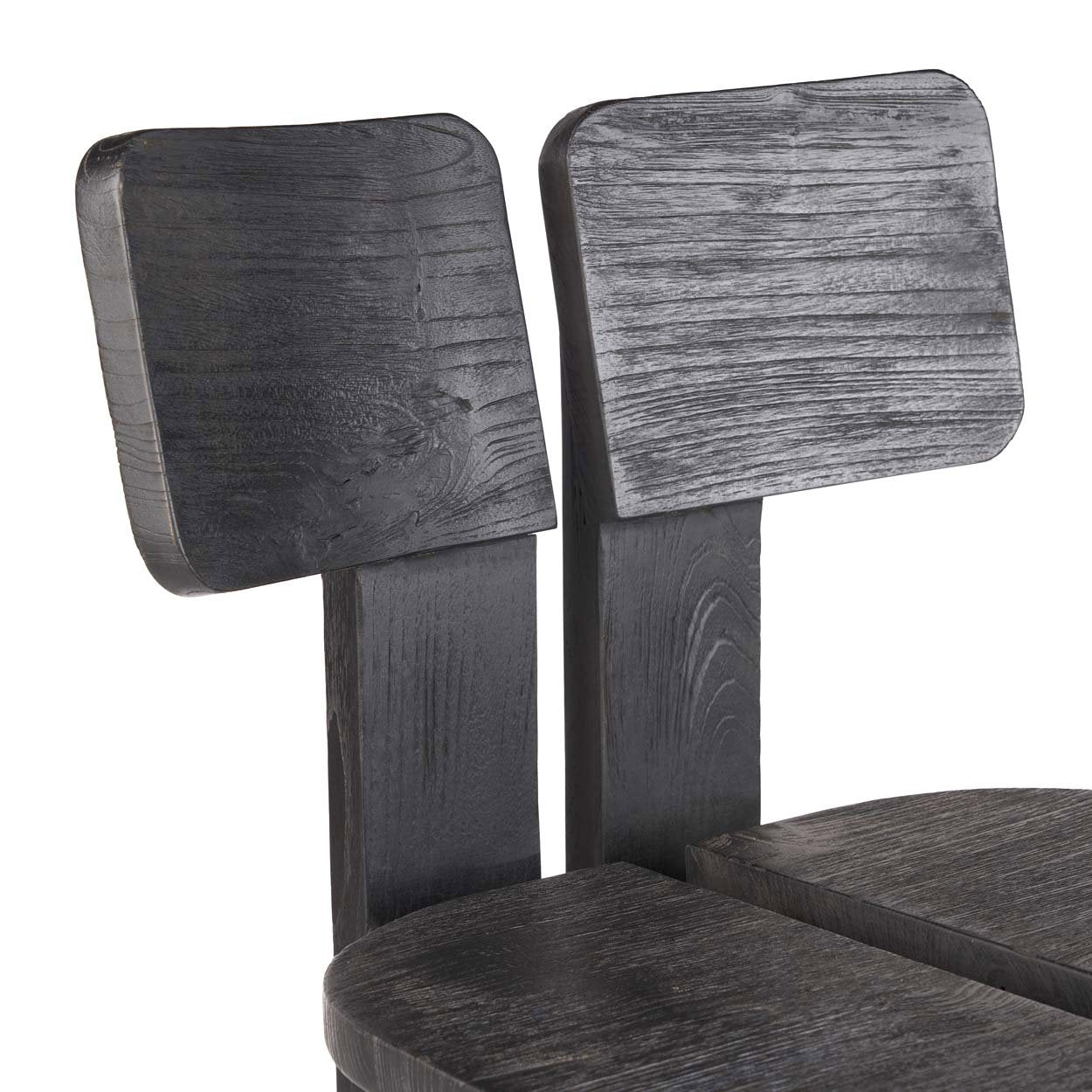 Tabouret de bar Sama Sama en teck - Extérieur - Bazar Bizar