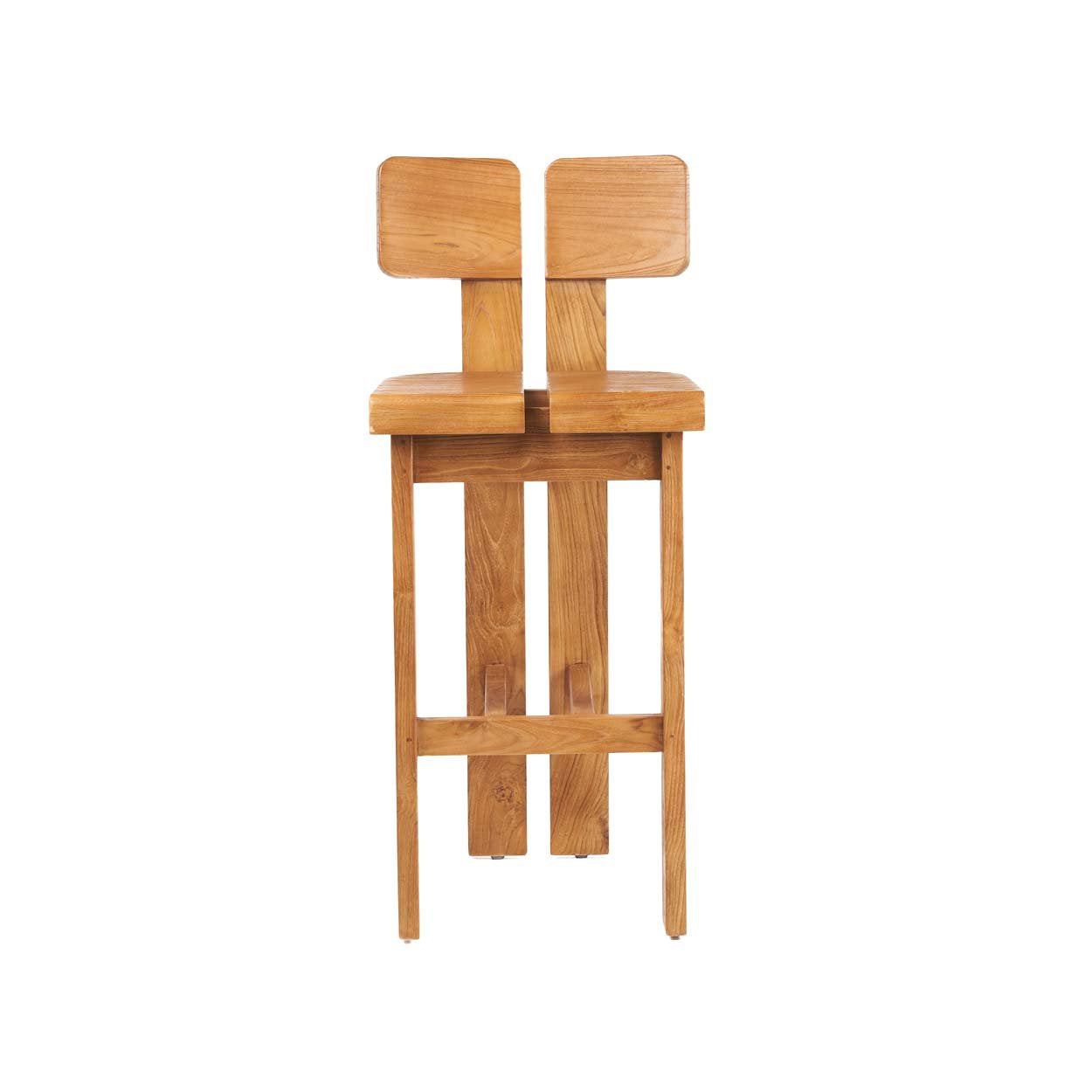 Tabouret de bar Sama Sama - Teck - Bazar Bizar