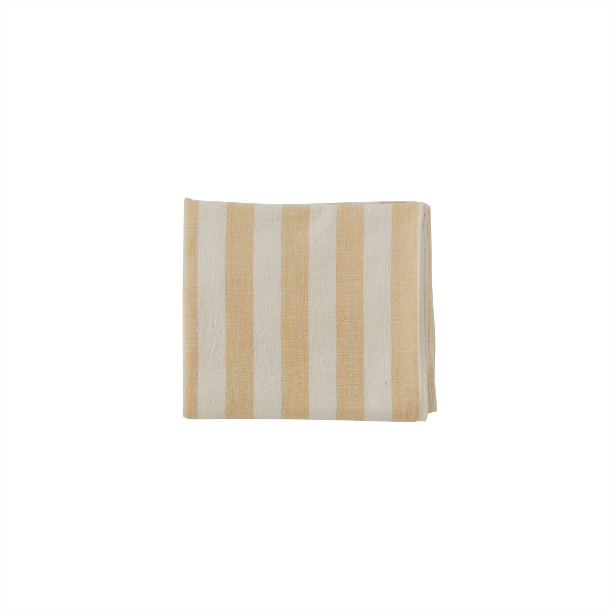 Nappe à rayures jaune 200 x 140 cm – Coton organique, Design Danois | Oyoy Living