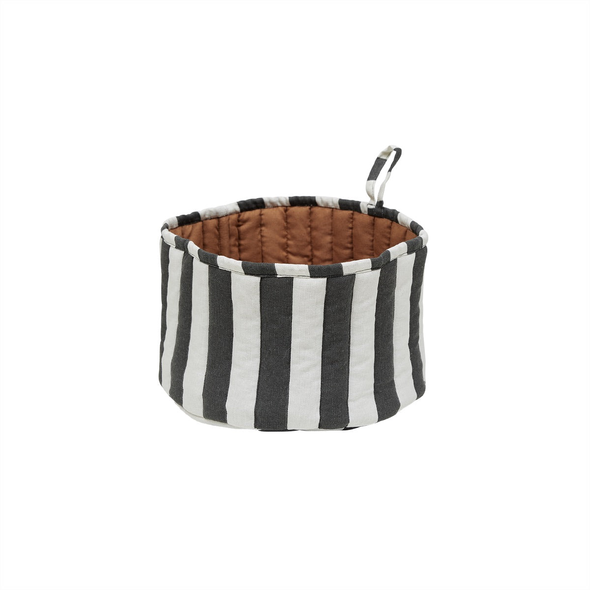 Panier à pain Toppu rayures noir – Design Danois, Coton Organique | Oyoy Living