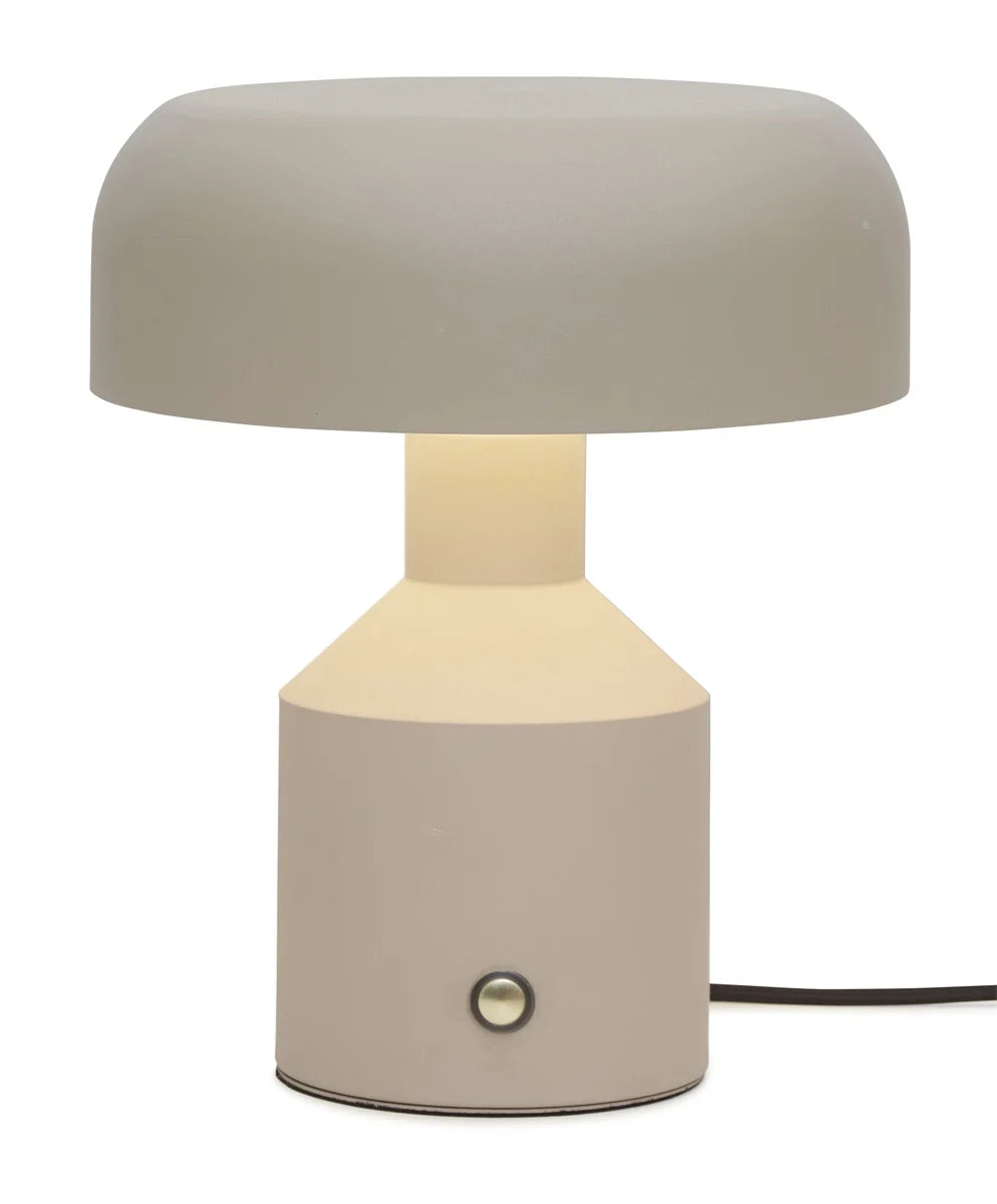 Lampe à poser Porto en fer beige