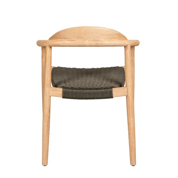 Chaise Anam en eucalyptus et corde kaki