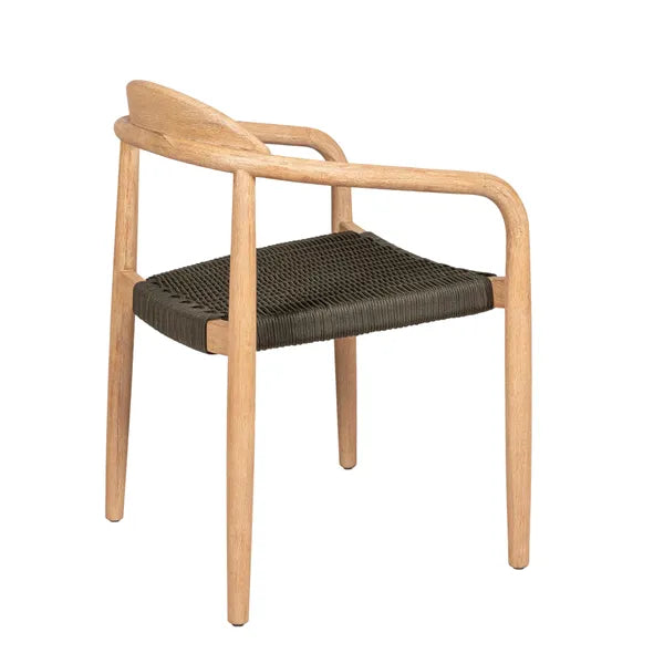 Chaise Anam en eucalyptus et corde kaki