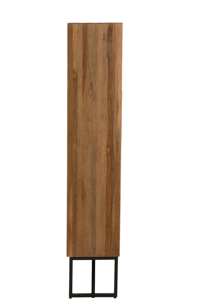 Étagère Gilipoh avec tiroirs en bois recyclé naturel - J-Line