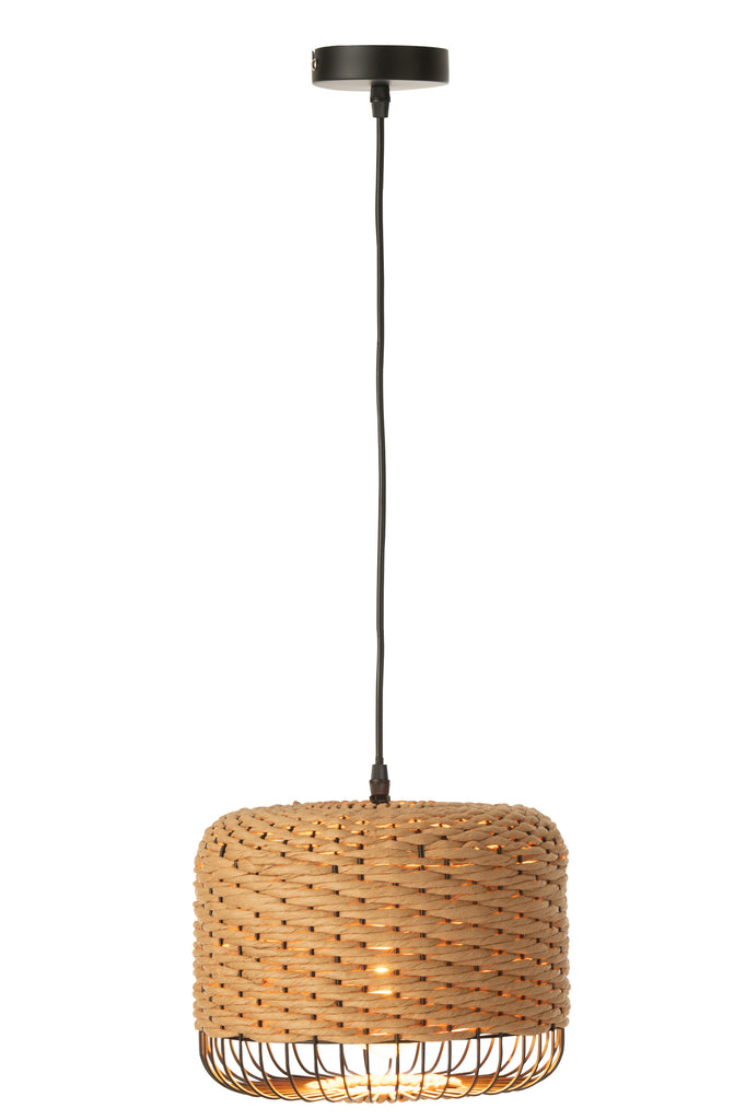 Suspension luminaire Minorque en jute - J-Line