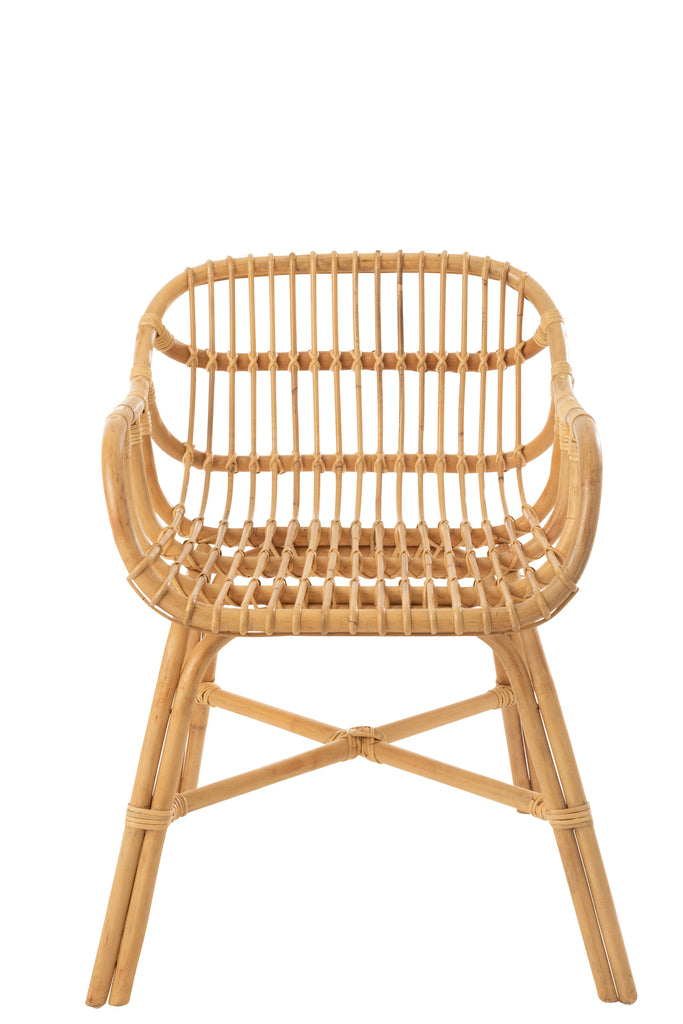 Chaise Nusa en rotin naturel - J-Line