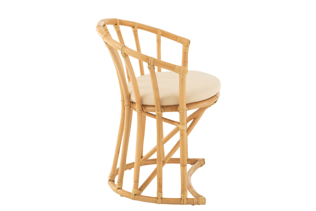 Chaise Selong en rotin - J-Line