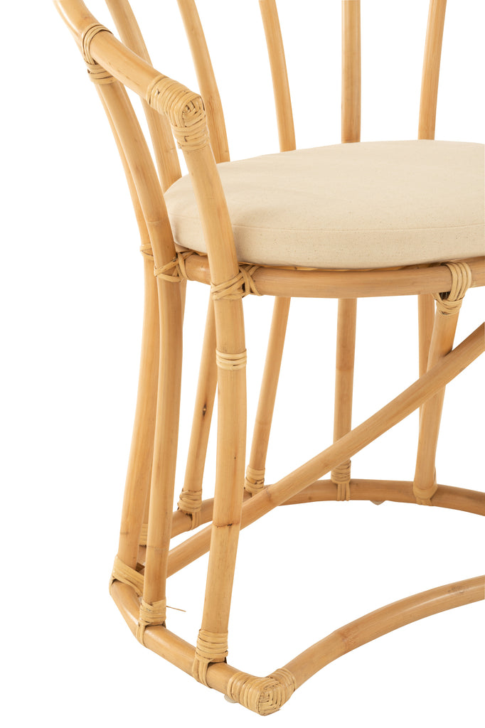 Chaise Selong en rotin - J-Line