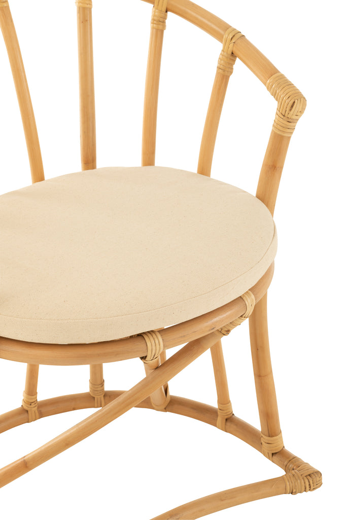 Chaise Selong en rotin - J-Line