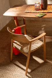 Chaise Tabanan en bois de teck naturel - J-Line