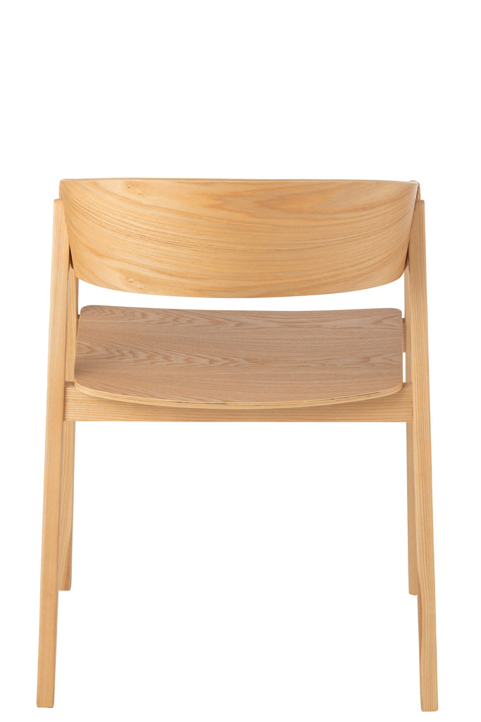 Chaise Naga en bois de frêne et corde naturelle - J-Line