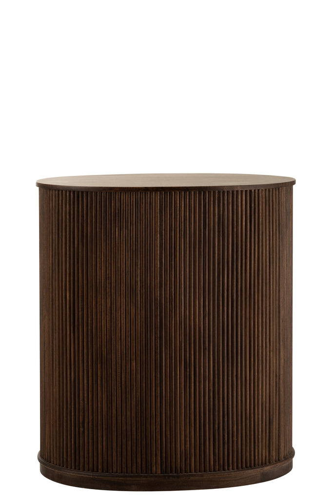 Armoire 2 portes Ternate en bois de manguier foncé - J-Line