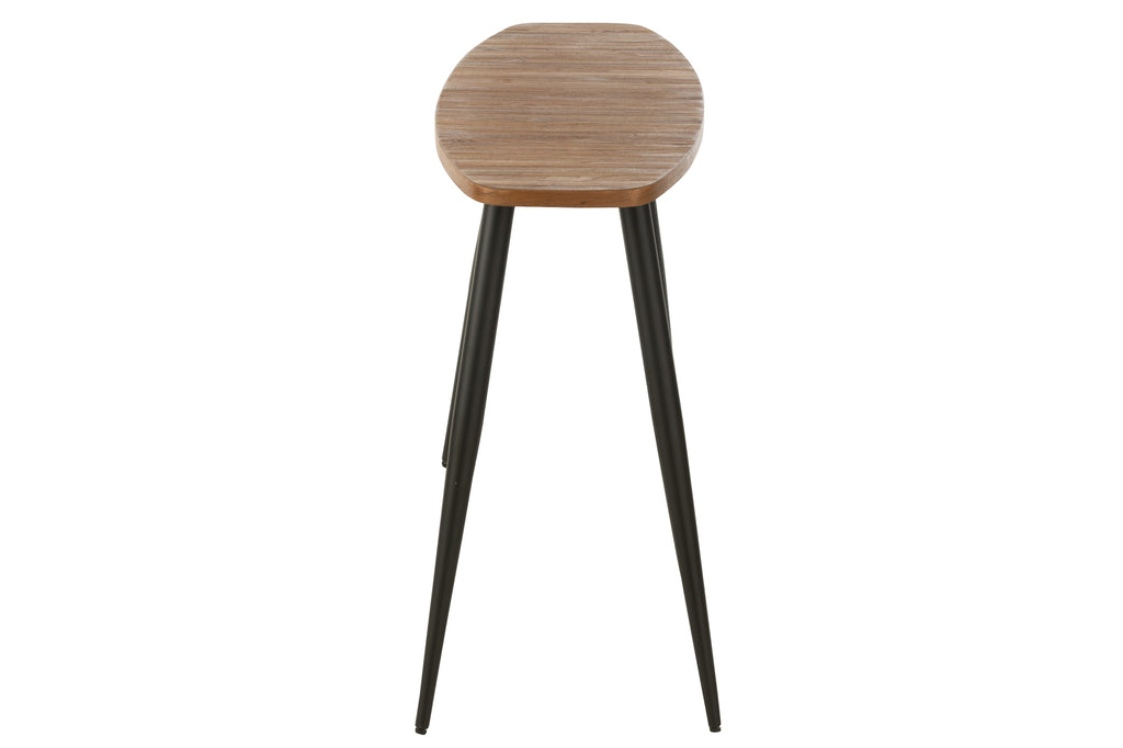 Console Gilipoh en teck recyclé - J-Line