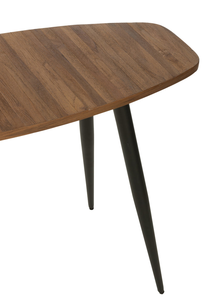 Console Gilipoh en teck recyclé - J-Line