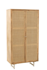 Armoire 2 portes Sumatra en bois de manguier - J-Line