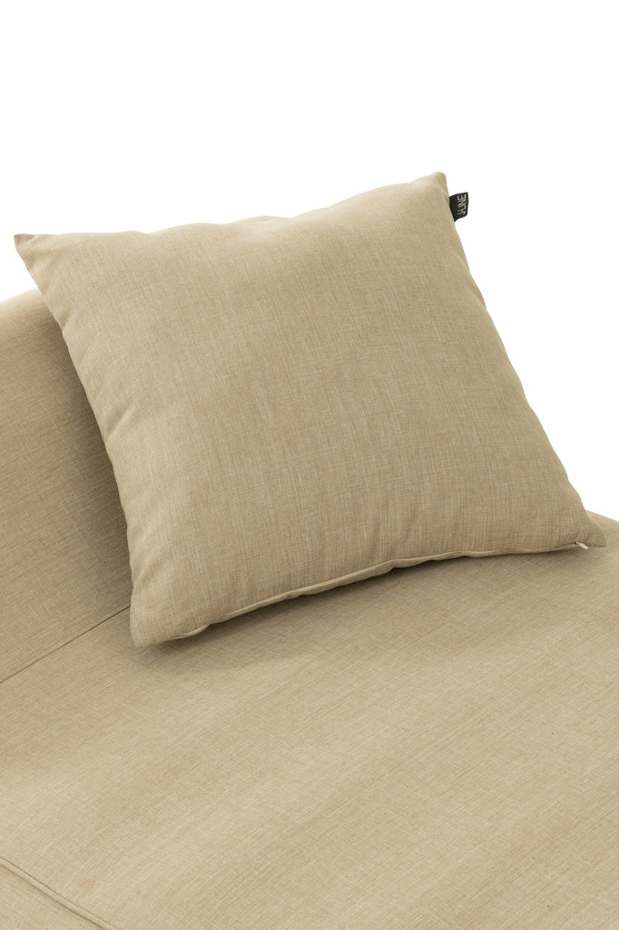 Coussin extérieur en polypropylène beige - J-Line