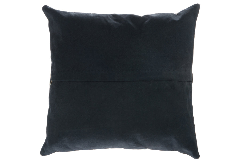 Coussin Zèbre en cuir et toile - J-Line