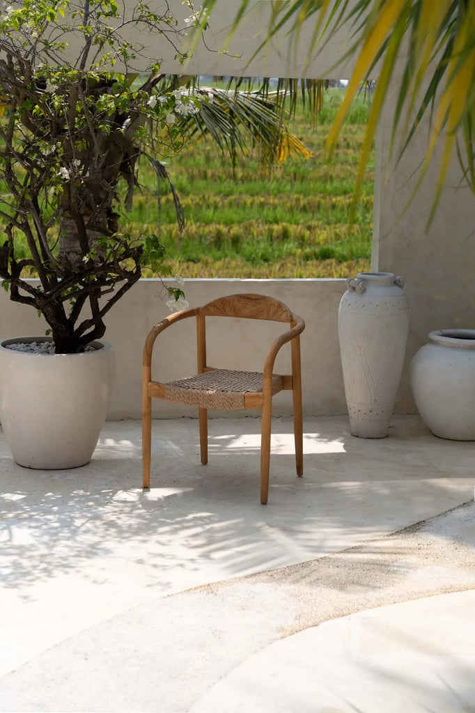 Chaise de salle à manger Amaya - Naturel - Extérieur