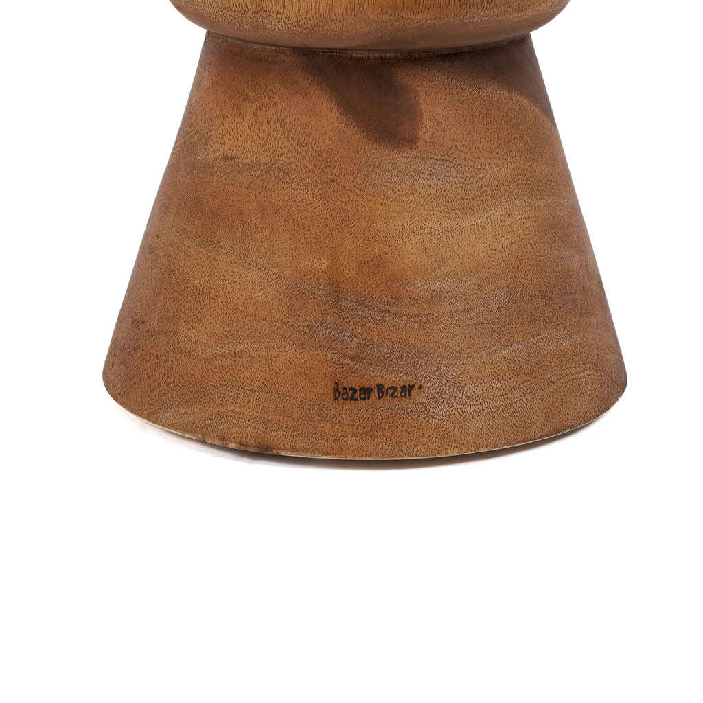Tabouret Aukai en suar - Naturel - Bazar Bizar