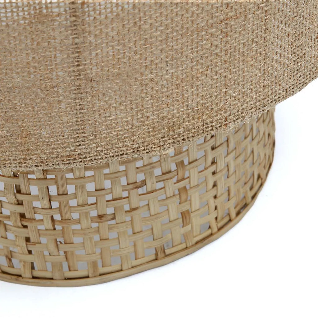 Applique murale en jute Bolly - Naturel - M