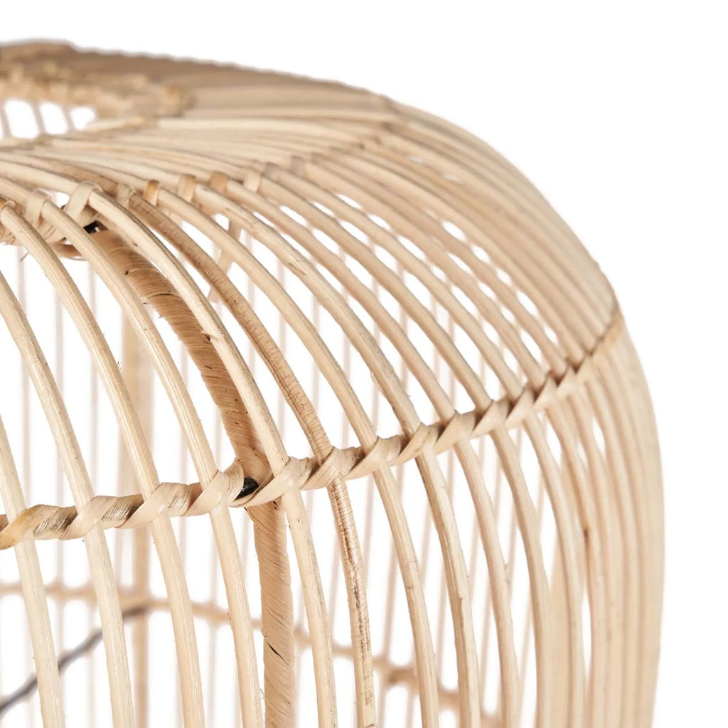 Abat-jour Bozelo en rotin - Naturel - XL - Bazar Bizar