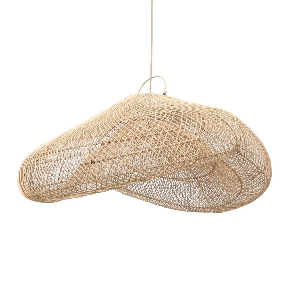 Abat-jour Cloud en rotin - Naturel - XXL - Bazar Bizar