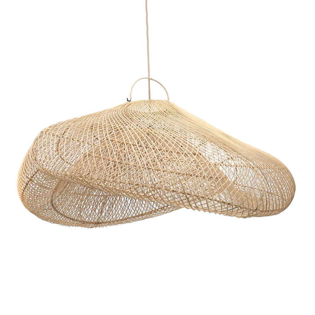 Abat-jour Cloud en rotin - Naturel - XXL - Bazar Bizar