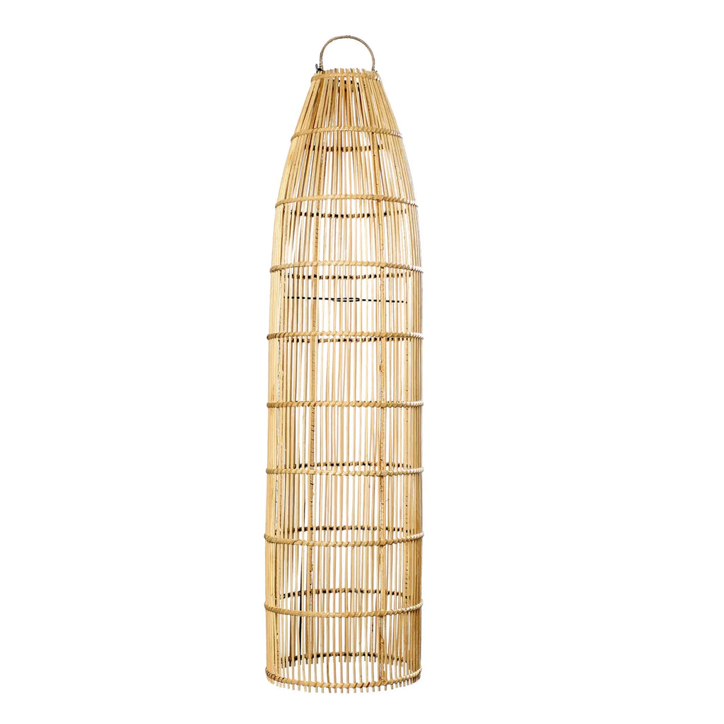 Abat-jour Fish Trap en rotin - Naturel - L - Bazar Bizar