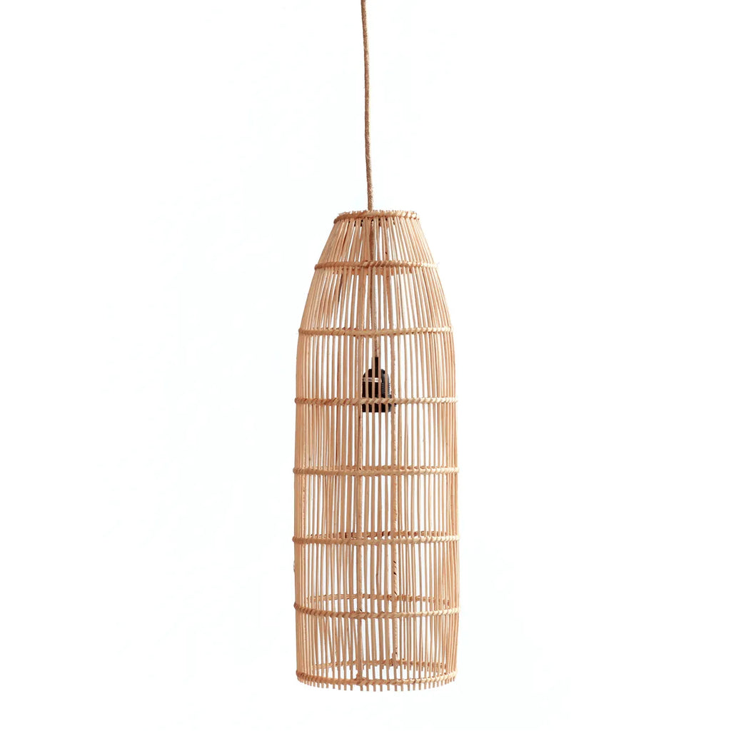 Abat-jour Fish Trap en rotin - Naturel - M - Bazar Bizar