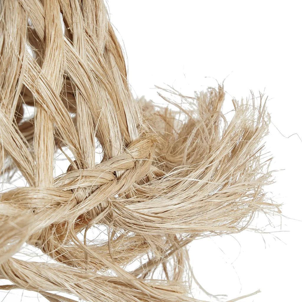 Abat-jour Jelly Fish en herbe abaca - Naturel - M - Bazar Bizar