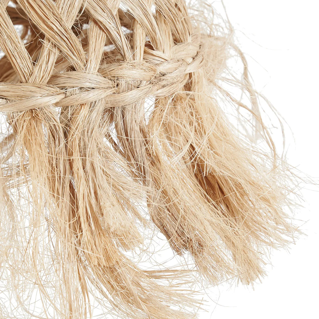 Abat-jour Jelly Fish en herbe d'abaca - Naturel - S - Bazar Bizar
