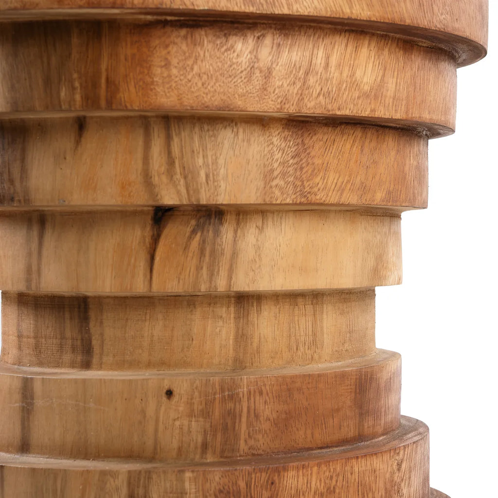 Tabouret Mazu en suar - Naturel - Bazar Bizar
