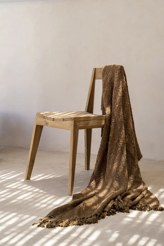 Chaise de salle à manger Paxi en teck - Naturel - Extérieur