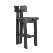 Tabouret de bar Sama Sama en teck - Extérieur - Bazar Bizar