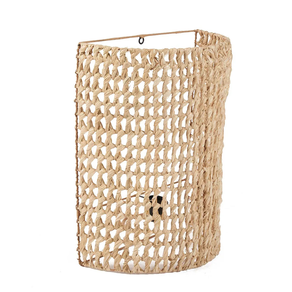 Applique murale SirKit en sisal - Naturel - Bazar Bizar