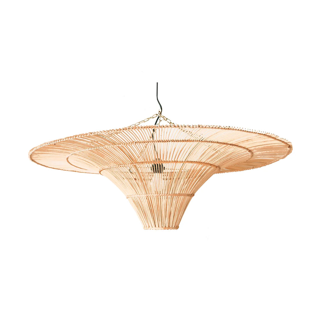 Abat-jour Sky en rotin - Naturel - XL - Bazar Bizar