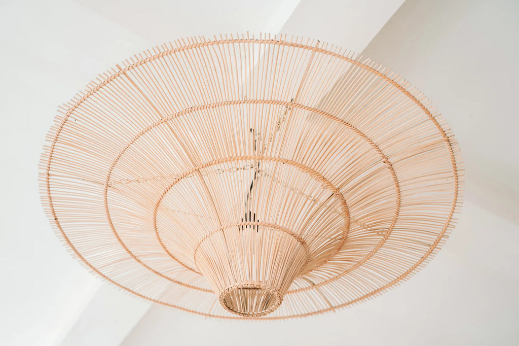 Abat-jour Sky en rotin - Naturel - XL - Bazar Bizar